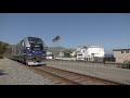 4K: TRAINS ALONG THE CALIFORNIA COAST