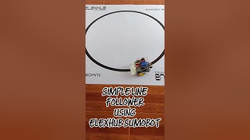 ELEXHUB SUMOBOT LINE FOLLOWER #letsgoelexhub #arduino #electronics #programming #STEM #sumobot