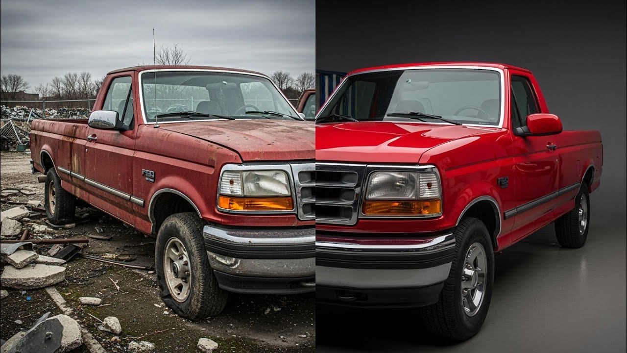 ASMR Car Restoration! 1996 Ford F-150 Full Restoration Process