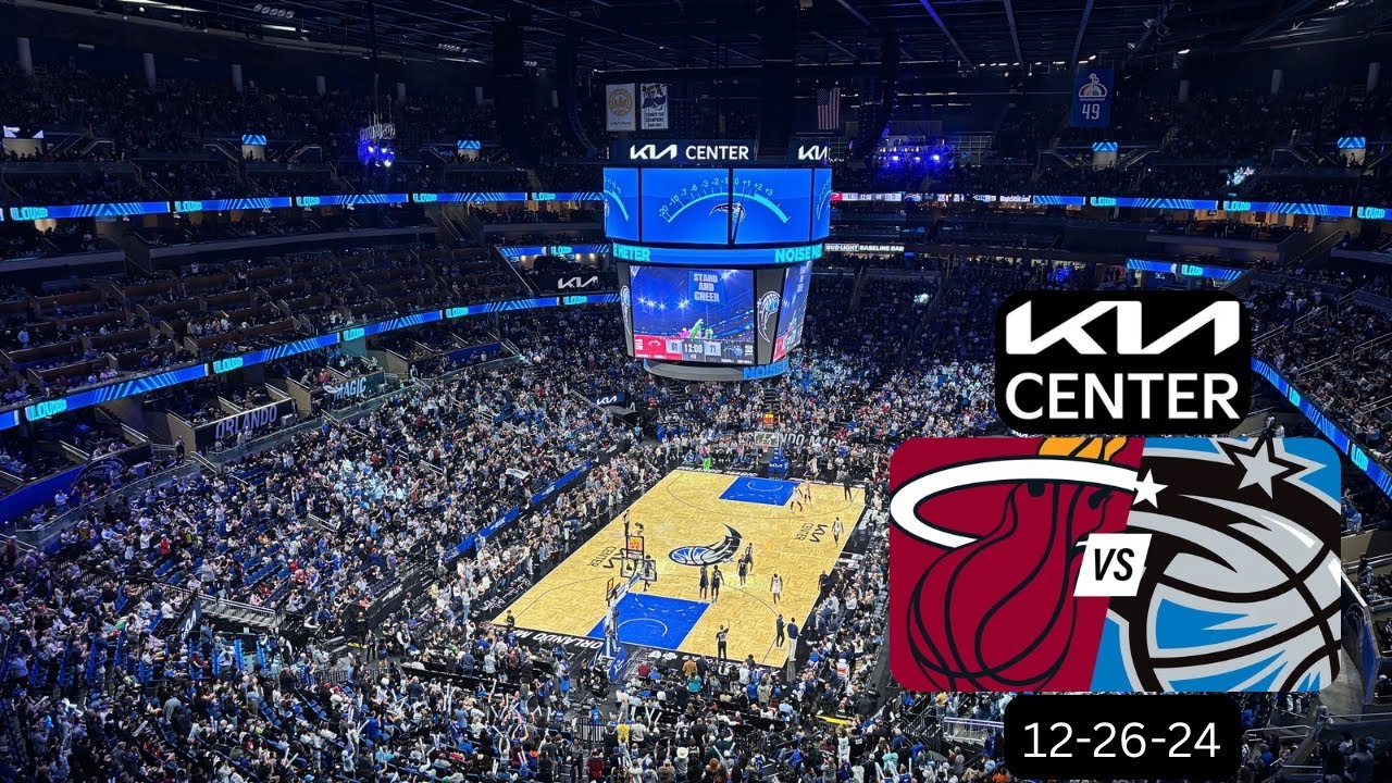 Our trip to the Kia Center! - Magic vs Heat Vlog 12-26-24! - YouTube