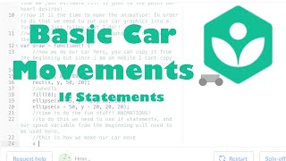 Khan Academy - How To Make A Simple Car Game With If Statements! - Programming Basics