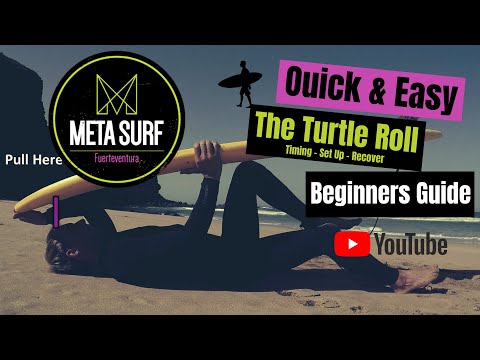 Surf Beginner Tips & Tricks: How To Do The Turtle Roll Safe And Easy