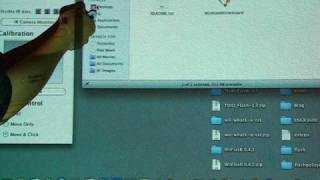 1st test: Wiimote Whiteboard [MAC]