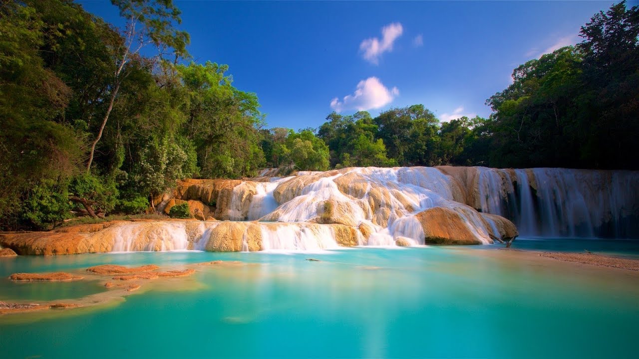 Cascadas de Agua Azul, Chiapas, México!! - YouTube