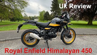 Royal Enfield Himalayan 450.  First ride UK