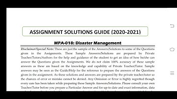 MPA 018 Ignou Solved Assignment 2020-21