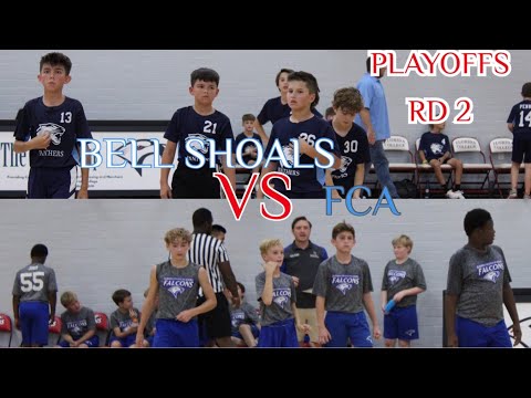 12U PLAYOFF BASKETBALL | BELL SHOALS ACADEMY VS FLORIDA COLLEGE ACADEMY | ROUND 2