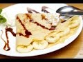 Cách làm bánh crepe chuối socola siêu đơn giản