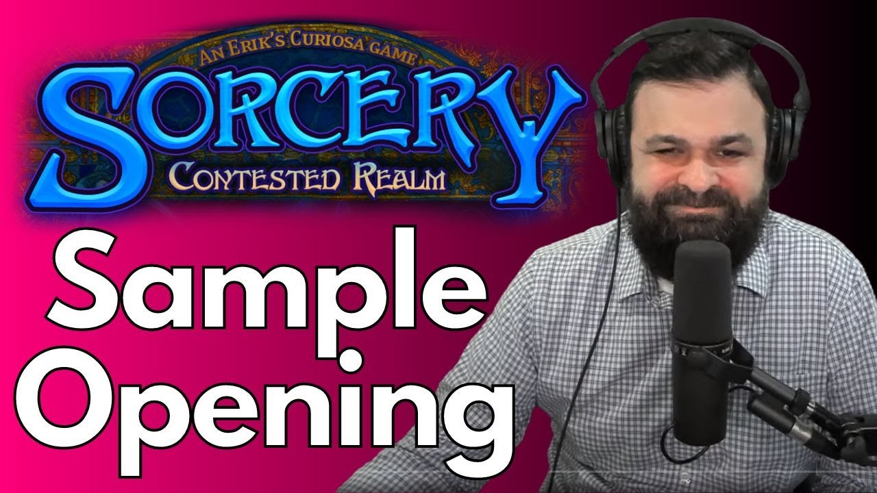 Sorcery Contested Realm TCG Sample Test Pack Opening Pre Alpha Kickstarter