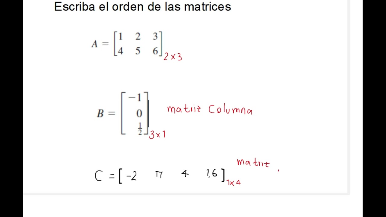 Introducción a las matrices - YouTube