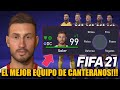 EL MEJOR EQUIPO DE CANTERANOS DE MODO CARRERA - FIFA 21