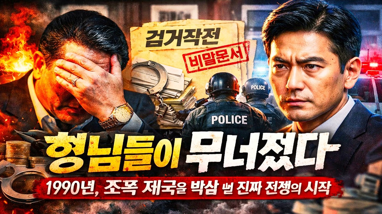 형님들이 무너졌다”｜1990년, 조폭 제국을 박살 낸 진짜 전쟁의 시작