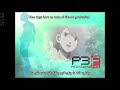 [Vietsub][PVVN] Brand New Days - Persona 3 FES OST