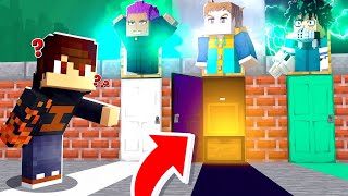 NÃO ESCOLHA A PORTA ERRADA da NOVA ADDON de ANIMES no MINECRAFT !! ‹ Ine ›