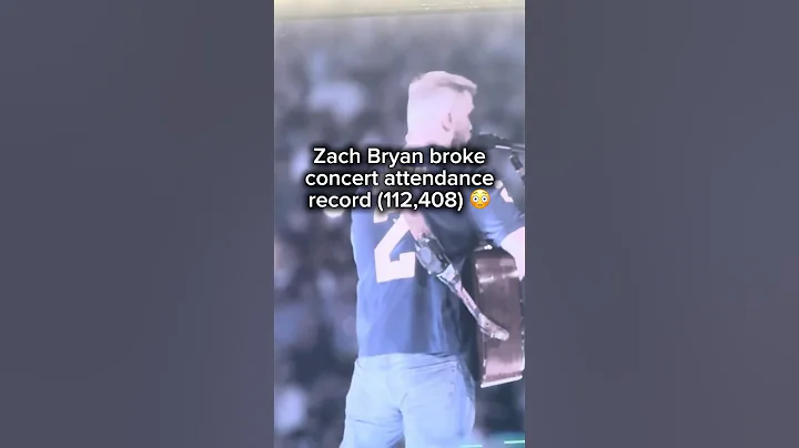 Zach Bryan Breaks Concert Attendance Record!!