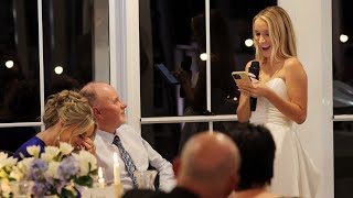 Bride Gives Heartfelt Thank You Speech to Her Parents