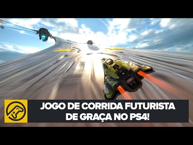 Jogo de CORRIDA FUTURISTA de GRAÇA no PS4! 