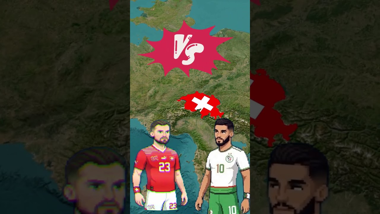 Xhaka vs Mahrez: Who Survives the Round of 32? 🇨🇭vs🇩🇿 #worldcup #switzerland #algerie #algeria
