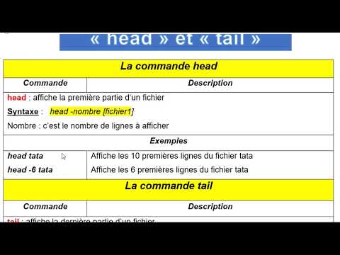 Vidéo: Comment voir les 10 dernières lignes d'un fichier sous Linux ?