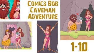 Comics Bob:Caveman Adventure level 1-10 (Android Gameplay walkthrough)#IamZainu