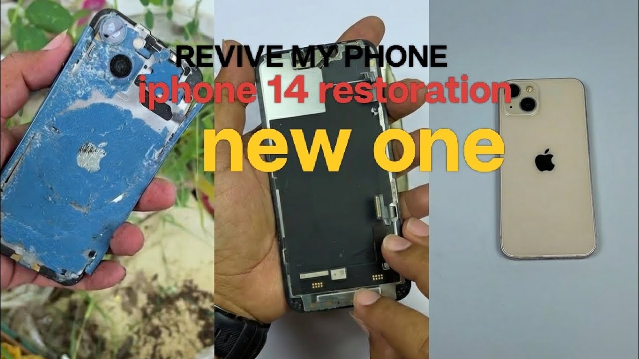 Broken iphone 14 restoration 100%