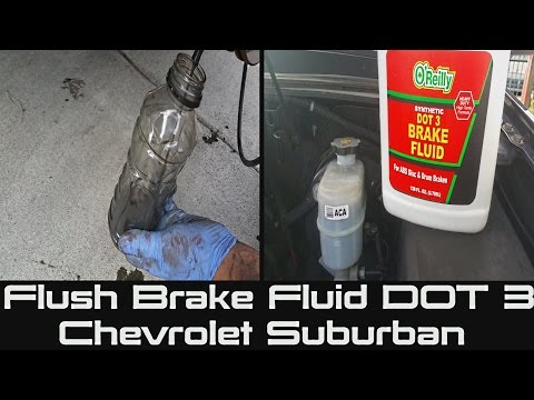 How to Flush Brake Fluid on Chevrolet Suburban Yourself | Bleeding or Flushing Your Brake Fluid