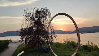 Peekskill Town on the Hudson River