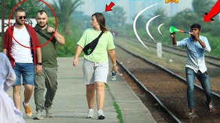 Train Horn Prank 2022 | Viral Train Horn Prank on Public !!  Funny Prank Videos