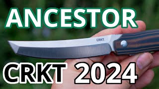 The CRKT Ancestor, 2024 design, sleek flipping action!