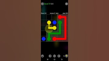 Flow Free Walkthrough Classic Park 5x5 Gameplay (Level 9)