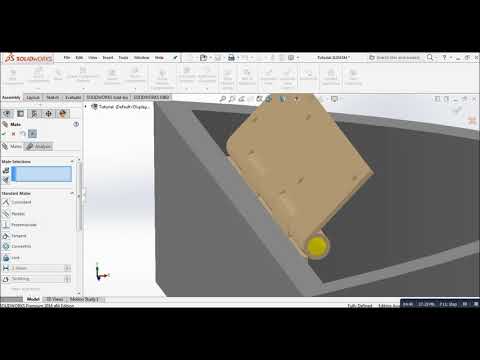 Solidworks Tutorial: Door hinge assembly tutorial