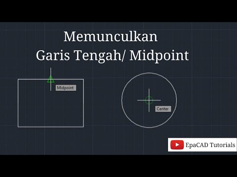 Video: Bagaimana untuk mencari titik tengah garis?