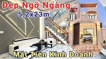 Sự thật ngỡ ngàng nhà giá rẻ mặt tiền đường nhựa kinh doanh gần Chợ Hưng Long diện tích 5,2x23m