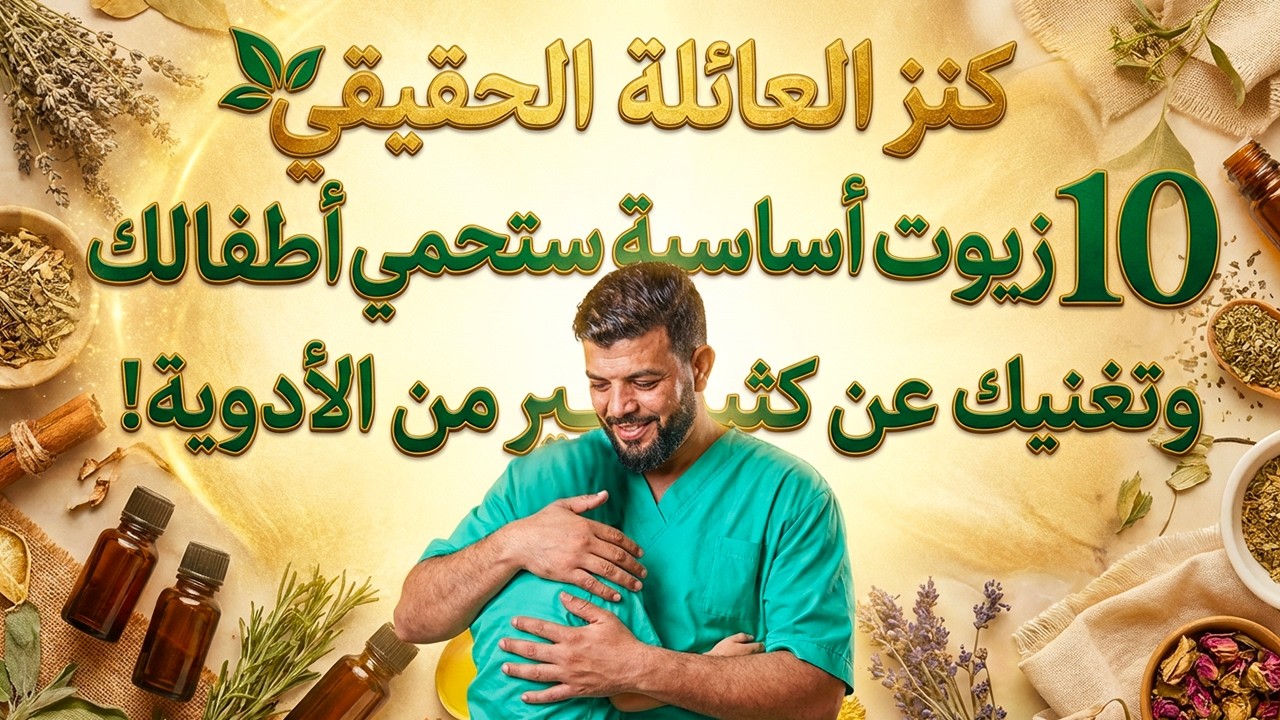 كنز العائلة الحقيقي 🌿 10 زيوت أساسية ستحمي أطفالك وتغنيك عن كثير من الأدوية!