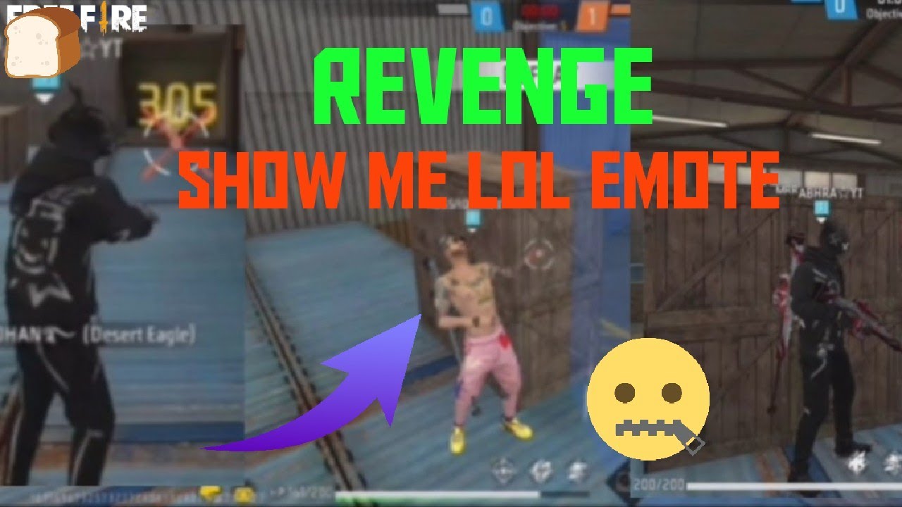 Enemy Show me Lol emote😈Lone Wolf Revenge vedio😈😎Lol emote revenge 😎😈 ...