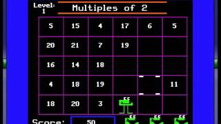 Number Munchers - Number Munchers (Apple II) - Vizzed.com GamePlay - User video