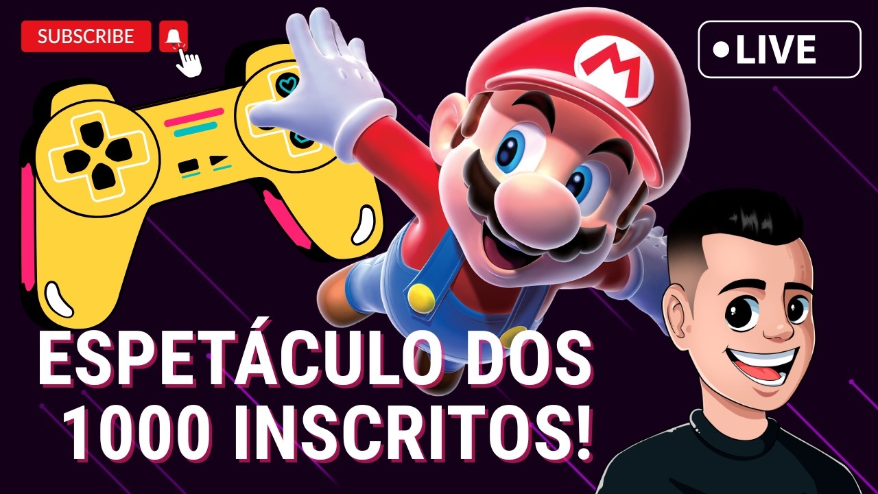 LIVE ESPECIAL 1000 INSCRITOS!!!! - YouTube