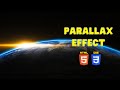 How to create parallax website using html and css  responsive parallax tutorials