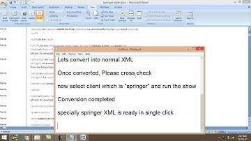 PDF to XML | Word to XML | XML Conversion | Springer XML | Epsilon