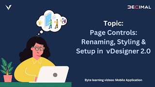 Page Controls: Renaming, Styling & Setup in vDesigner 2.0 | Byte Learning Series screenshot 5