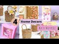 4 Cool Home Decor Items Made From Waste Materials / DIY Home Decors