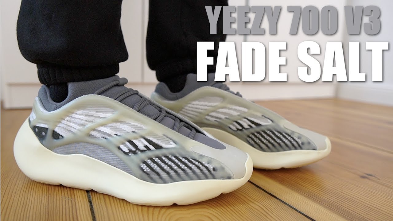 ONE OF THE BEST COLORWAYS? - ADIDAS YEEZY 700 V3 FADE SALT REVIEW & ON FEET