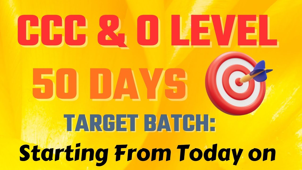 CCC Most Important MCQ Class 1 || CCC New Pattern || ICA EDUCATION ...