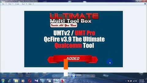 UMTv2 UMTPro QcFire v3 9 Setup