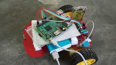 WiFi controlled Robot using Raspberry Pi.