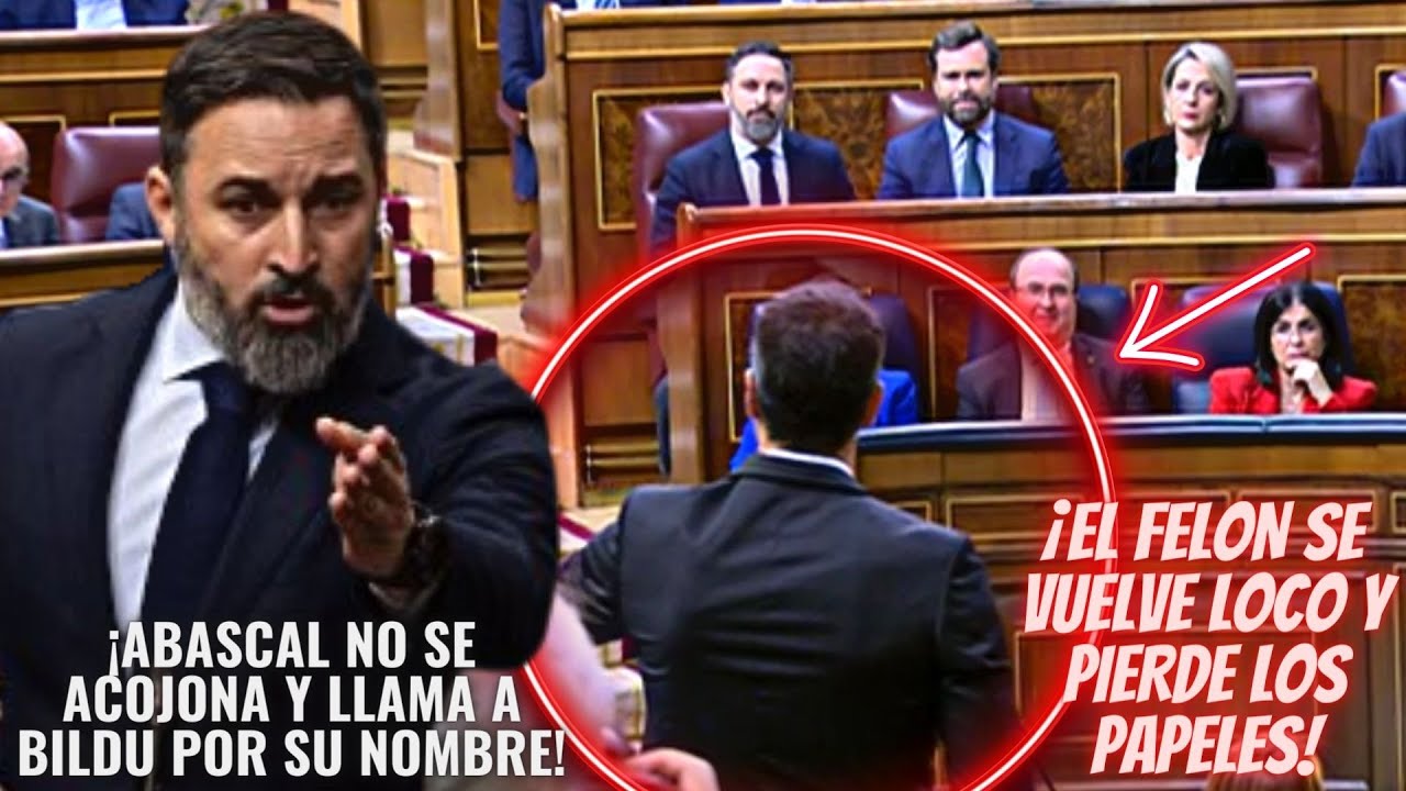 SANTIAGO ABASCAL hace PERDER LOS PAPELES a SÁNCHEZ ¡AL LLAMAR A BILDU ...