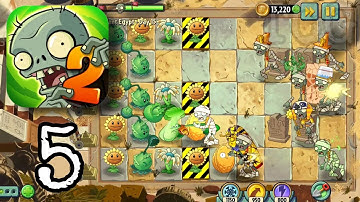 Plants Vs Zombies 2 - Ancient Egypt Day 15-17 - Gameplay Walkthrough (Part 5) [iOS,Android]