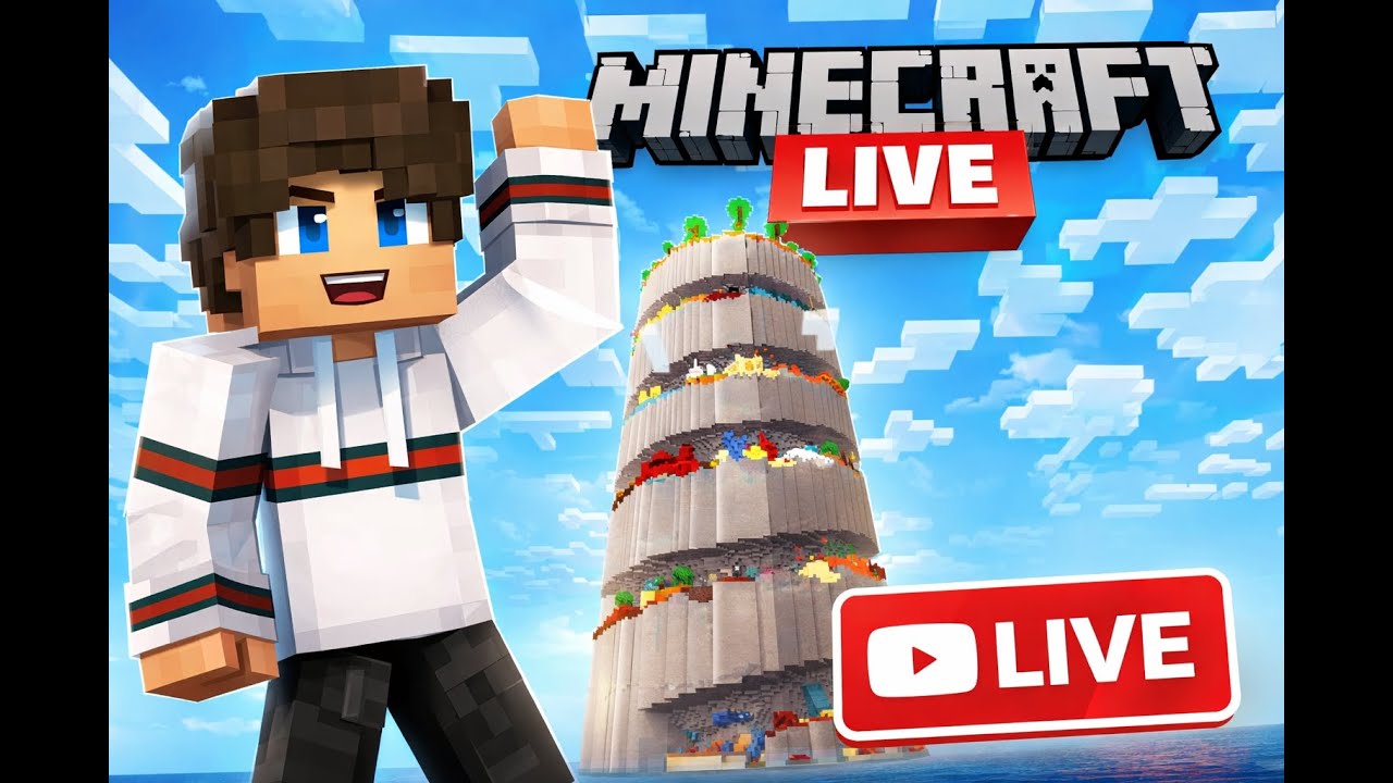 Can I Reach the TOP? 🔥 Spiral Parkour Challenge | Minecraft LIVE