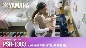 Yamaha Portable Keyboard PSR-E383 Overview Video