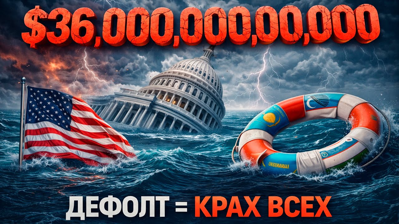Долг США $36 Трлн!  Почему Дефолт Америки Уничтожит Ваши Сбережения В СНГ
